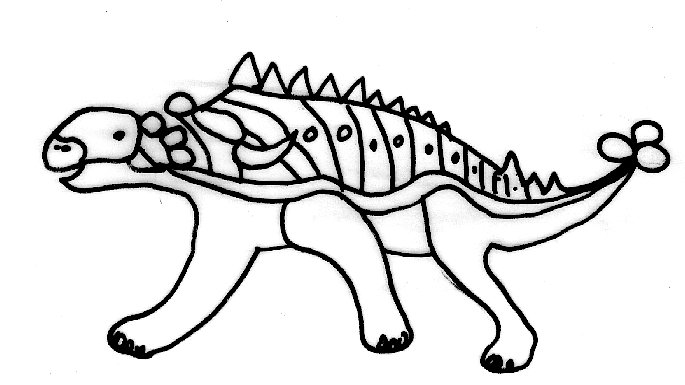 Coloriage dinosaures 2
