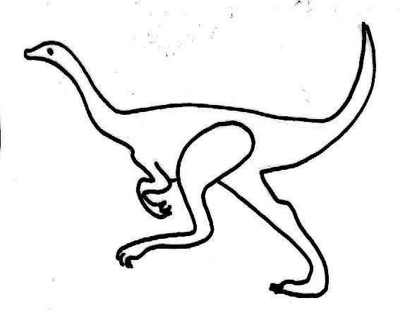 Coloriage dinosaures 7
