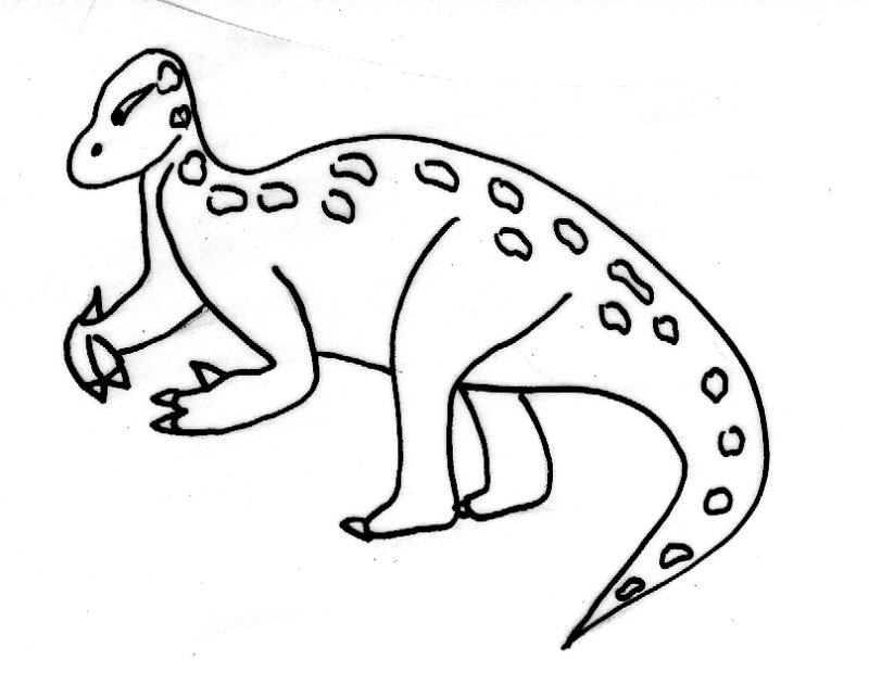 Coloriage dinosaures 8
