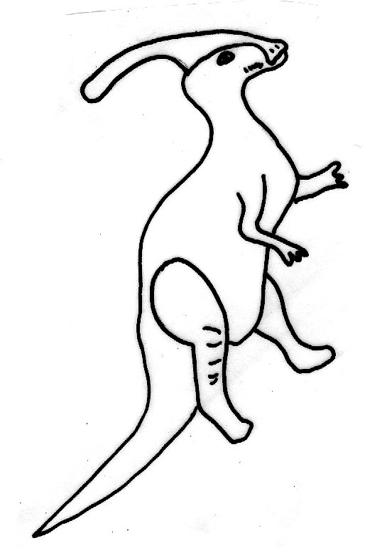 Coloriage dinosaures 9
