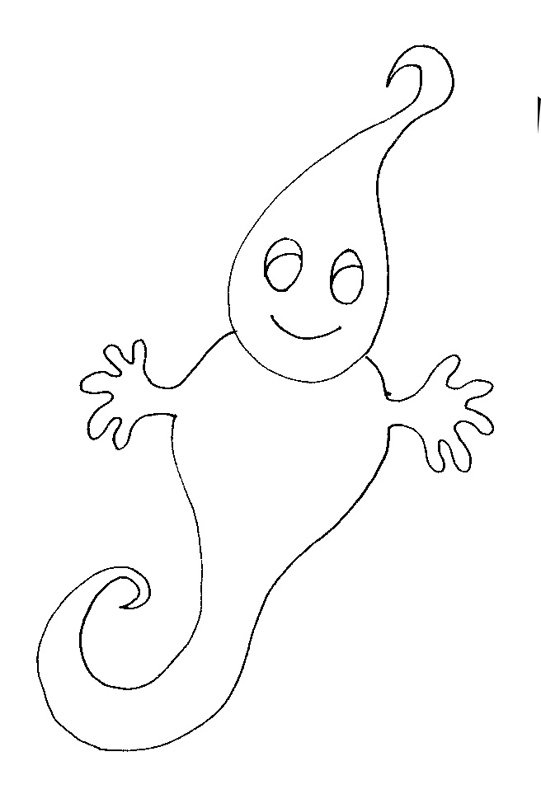 coloriage petit fant&ocirc;me - Halloween collection 5 

