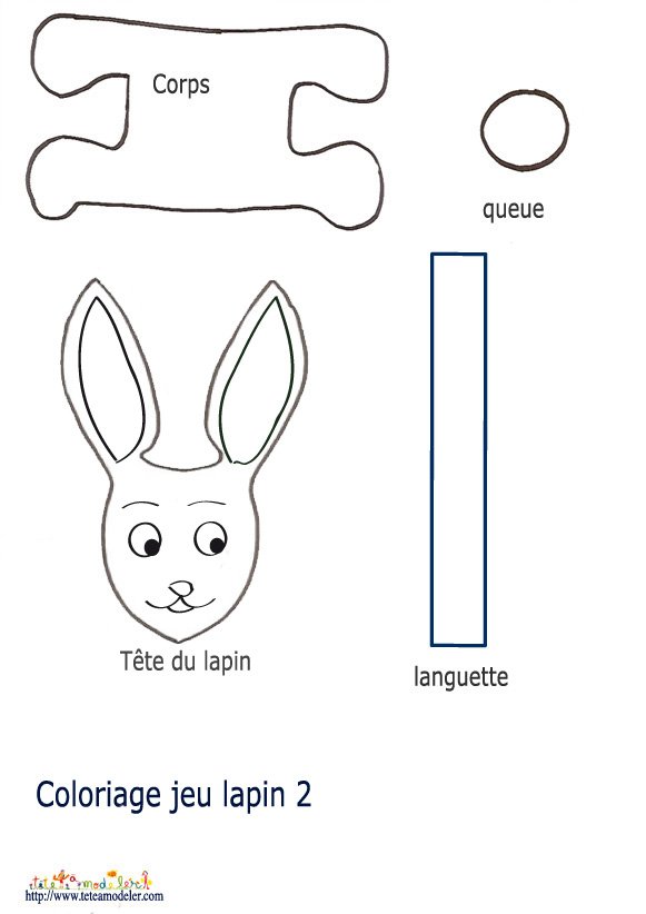 Jeu coloriage lapin
