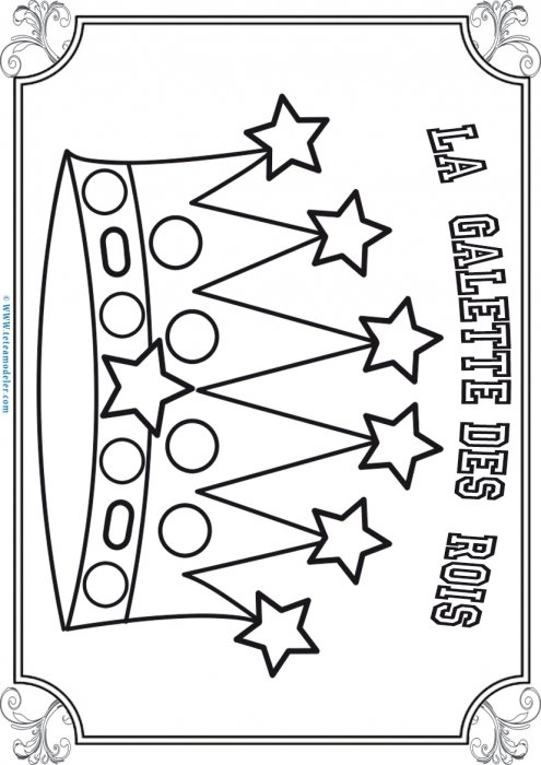 Couronne de rois aux étoiles