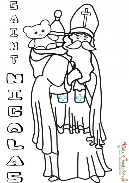 Saint Nicolas porte son gros sac