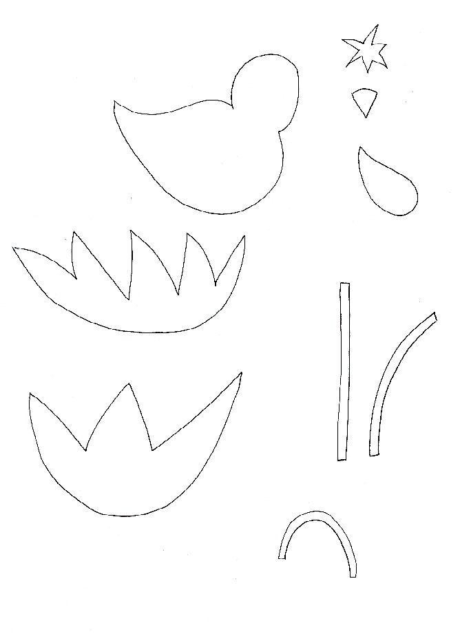Mod&egrave;le pour fabraiquer une couronne  de Printemps 2
