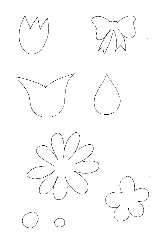 motifs pour couronne  de Printemps
