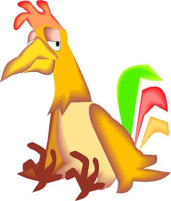 Imprimer le coq pour la course aux photos