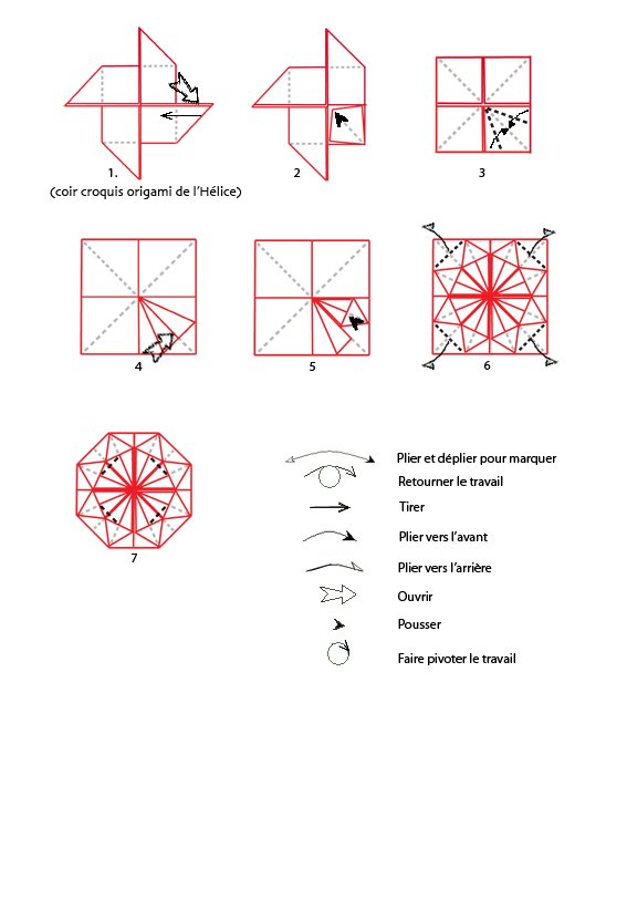 croquis origami 
