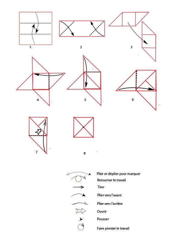 croquis origami 
