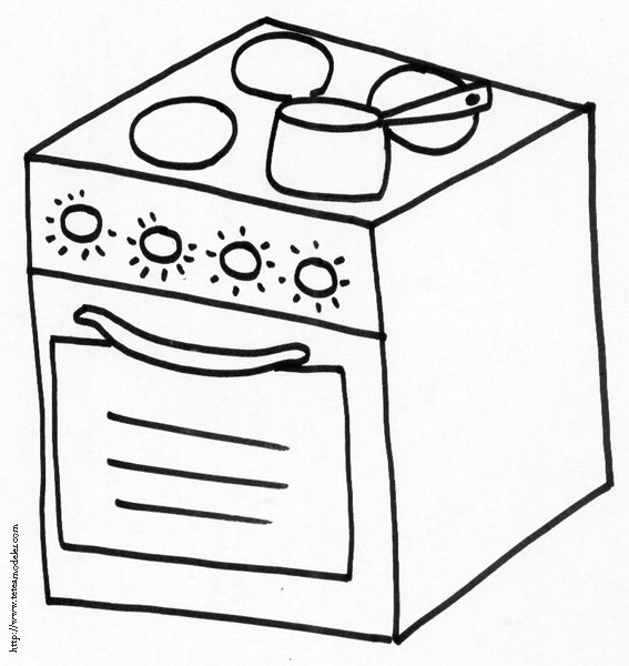 coloriage d'une cuisiniere 1
