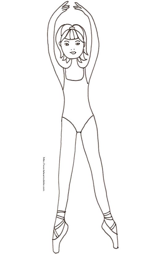 Coloriage danseuse
