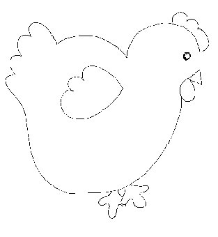 D&eacute;corations de P&acirc;ques motif poule