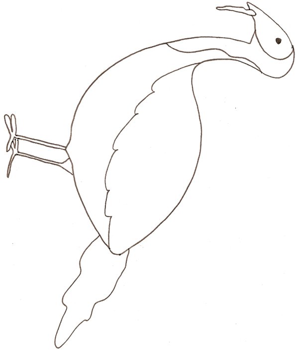 coloriage d'un dindon 
