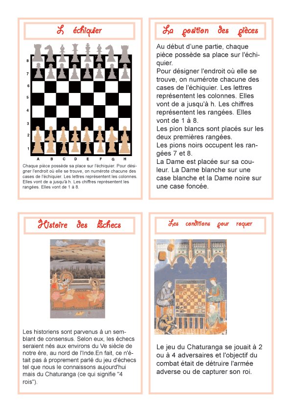 carte sur l'histoire du jeu d'&eacute;chec suite
