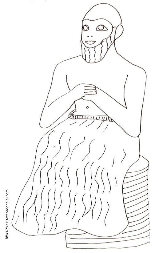 Coloriage inspir&eacute; de l'art de la Syrie
