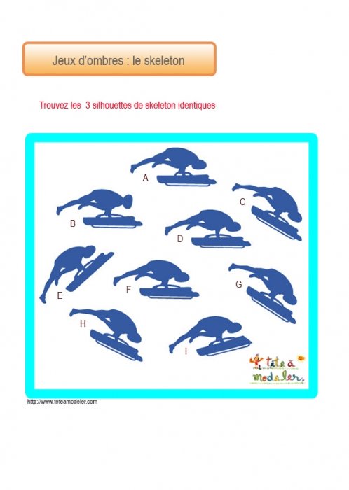 Jeu d'ombres : skeleton