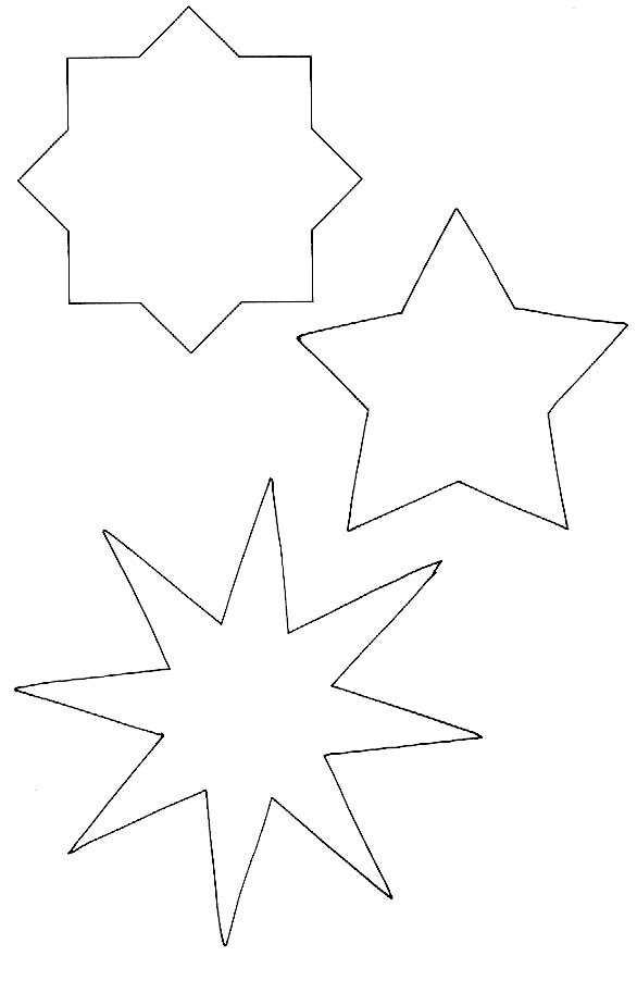 Mod&egrave;les &eacute;toiles de d&eacute;corations sapin de No&euml;l
