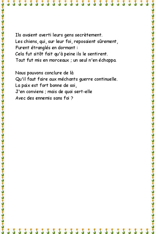 fable : les loups et les brebis  page 2
