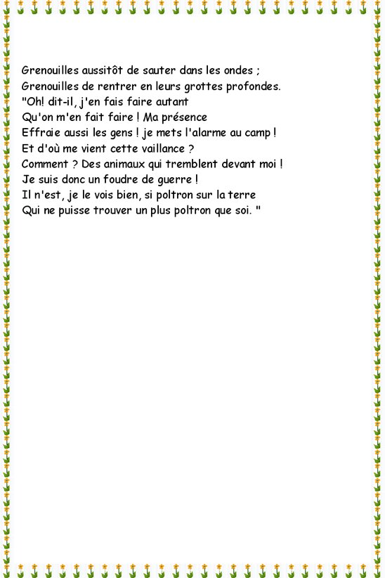 Imprimer le li&egrave;vre et les grenouilles fin
