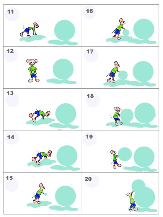 Imprimer livre flip &agrave; la neige planche 2 

