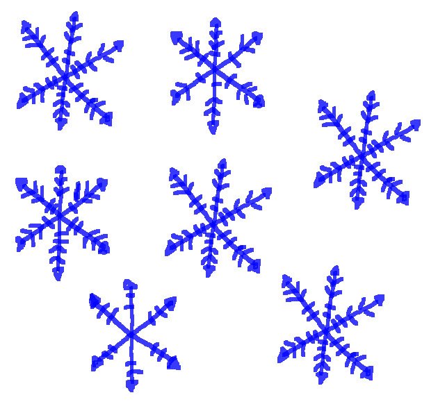 flocons sur le flocon de neige 1
