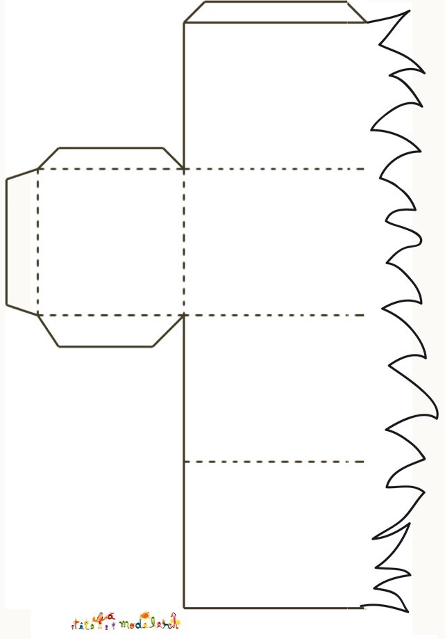 Mod&egrave;le de panier &agrave; imprimer
