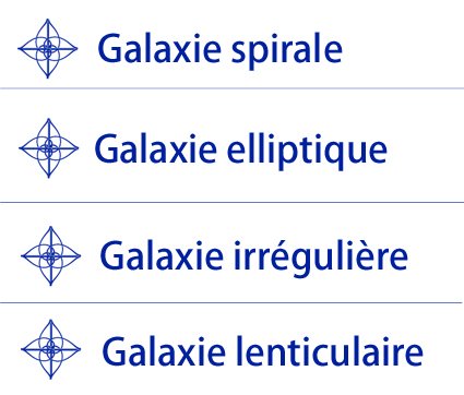 etiquettes galaxies pour activit&eacute;
