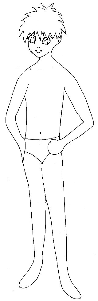 Mod&egrave;le de poup&eacute;e gar&ccedil;on
