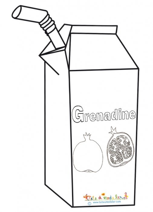 Coloriage grenadine