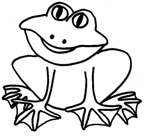 Grenouille &agrave; colorier 5
