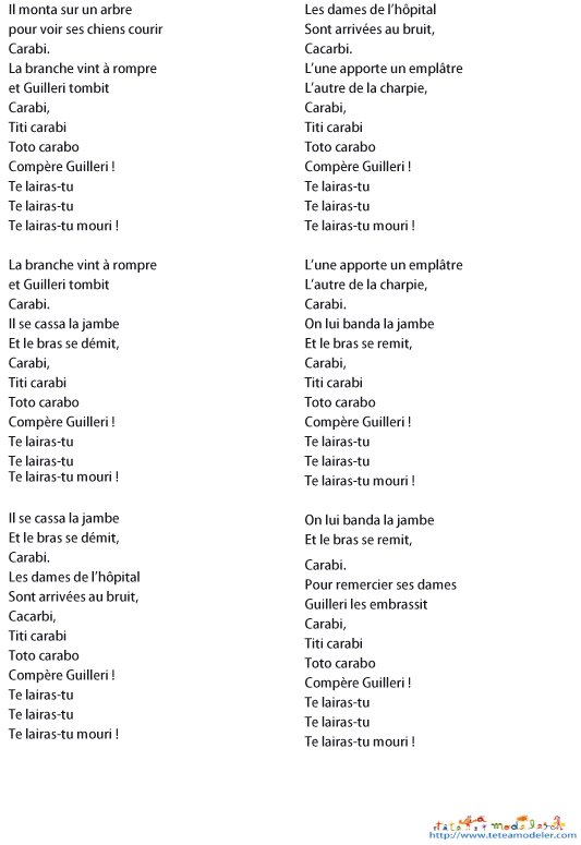 Comp&egrave;re Guilleri suite
