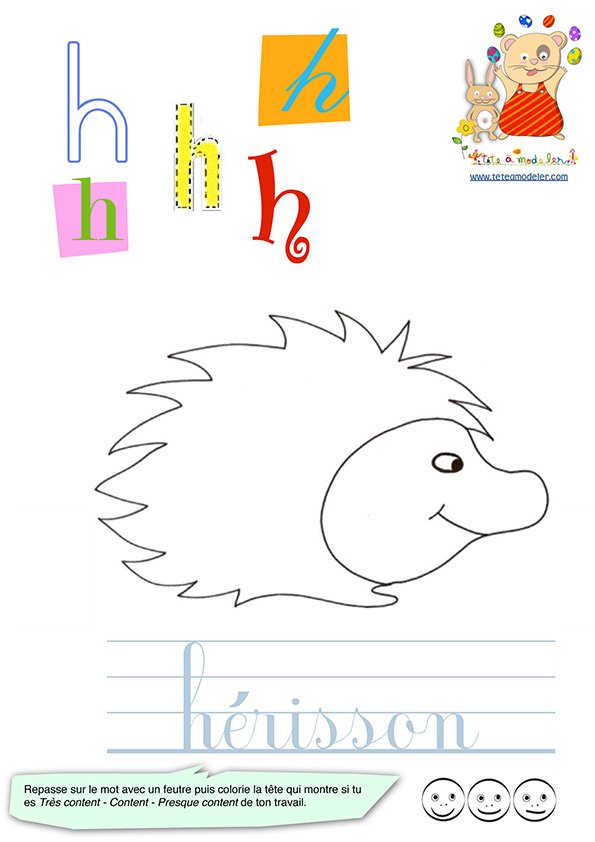 Imagier des minuscule : herisson
