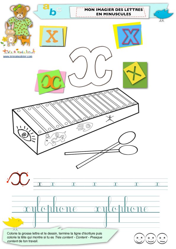 x comme xylophone
