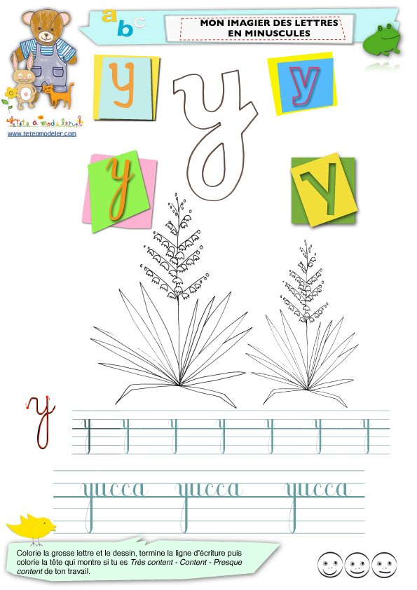 Lettre Y de Yucca
