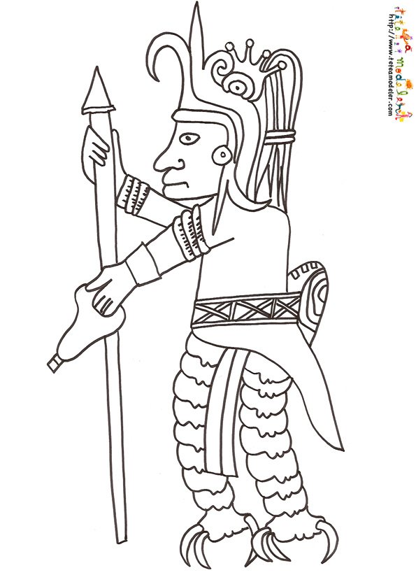 Coloriage Inca codex
