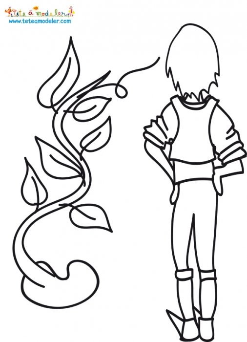 Jack fait pousser le haricot magique