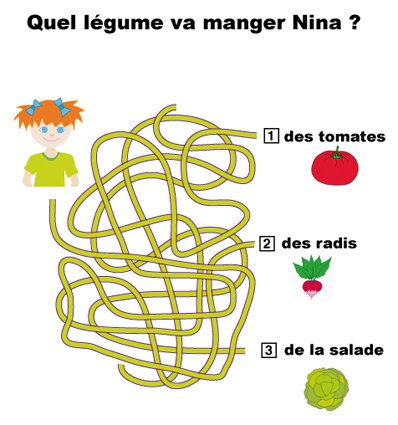 jeu des legumes &agrave; imprimer