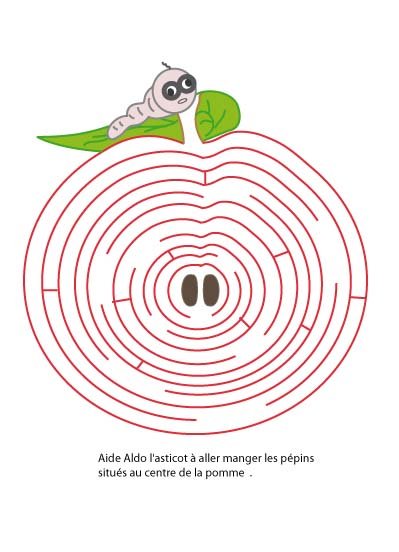 jeu de labyrinthe pomme1
