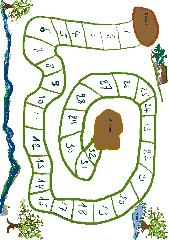 mini jeu de l'oie &agrave; imprimer 1
