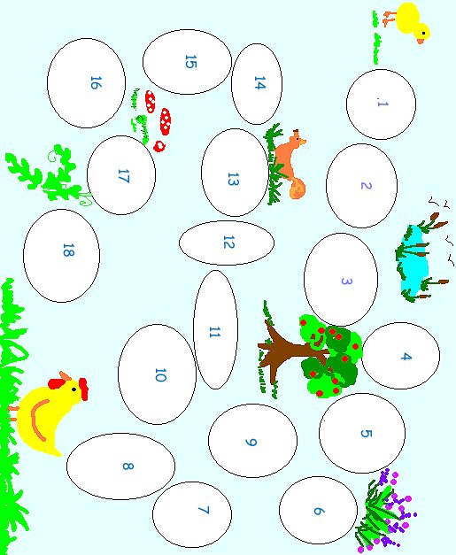 mini jeu de l'oie &agrave; imprimer 2
