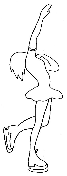 Coloriages patineuse
