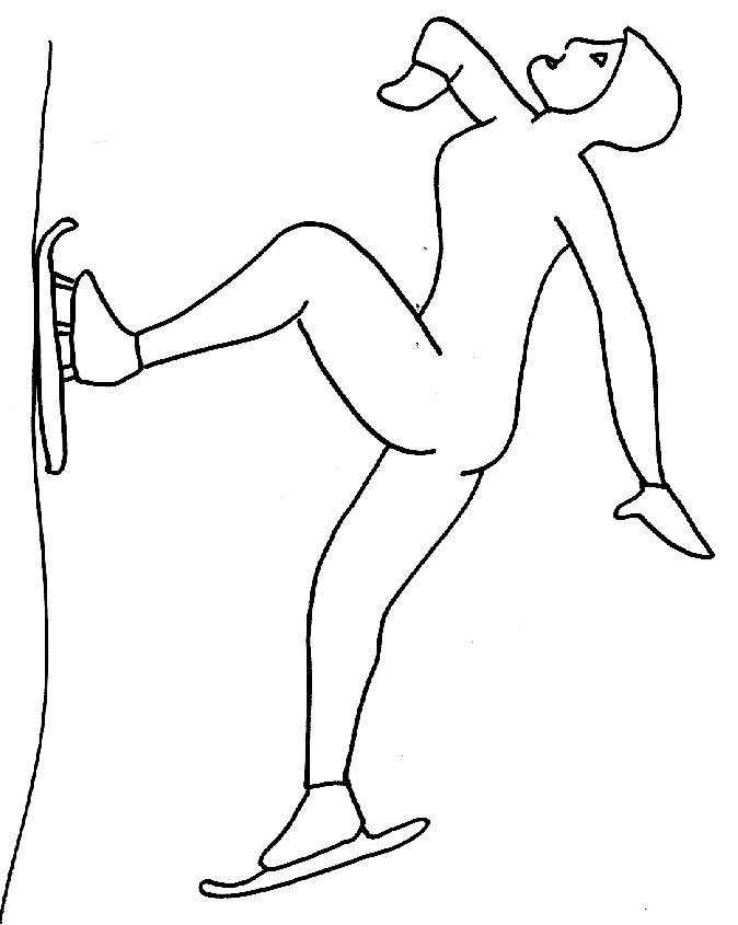 Coloriages patineurs de vitesse 2

