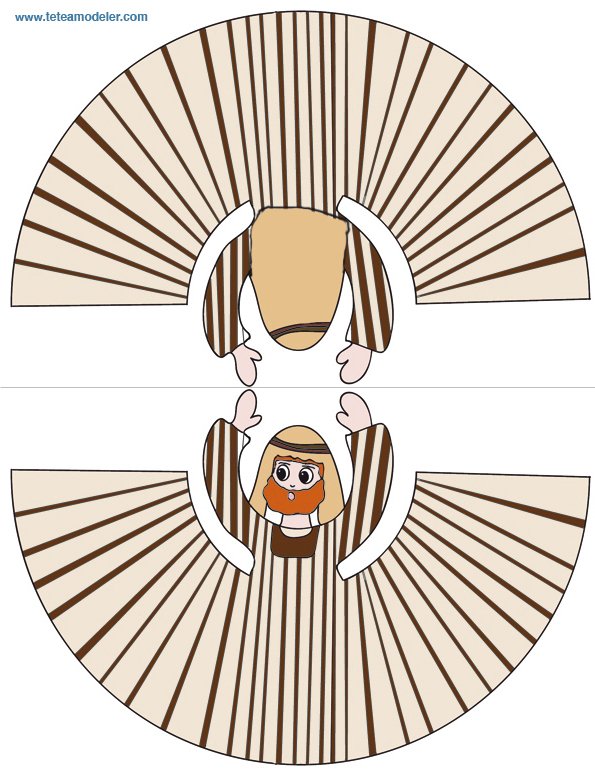 Joseph paper toy &agrave; imprimer