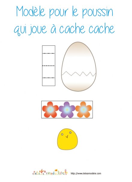 Modèle Poussin joue à cache cache
