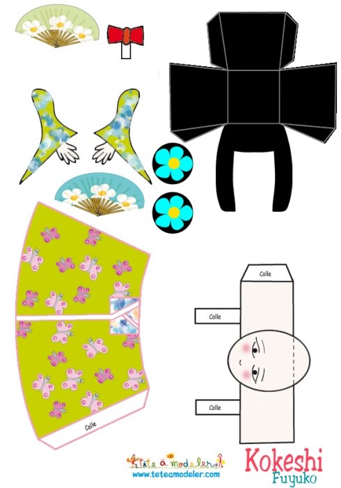 Fuyuko, Kokeshi japonnaise 