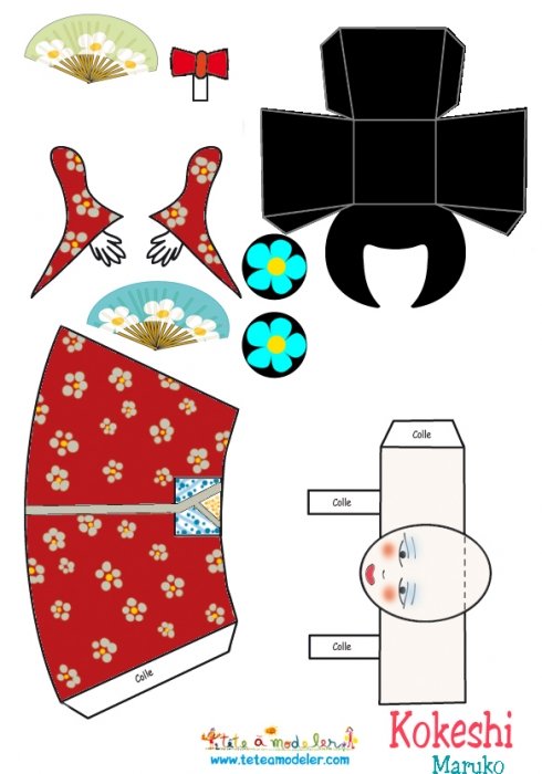 Maruko la kokeshi