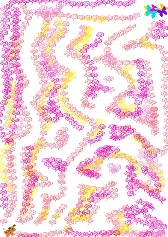 Labyrinthe des papillons
