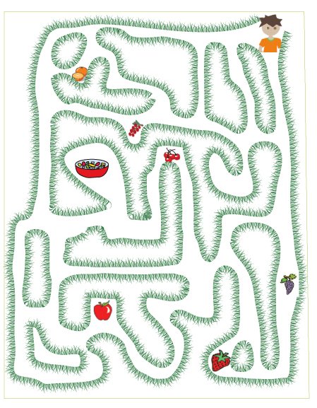 LABYRINTHE : la salade de fruits