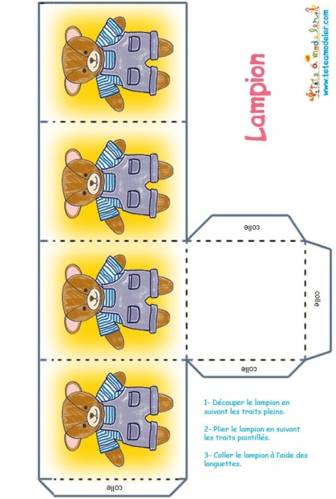 Lampion petit ours