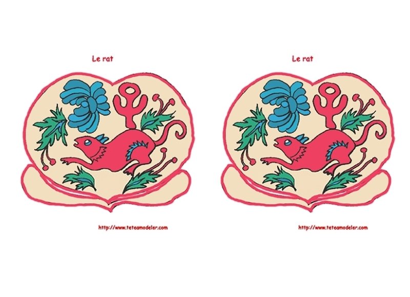 Lanterne chinoise rat
